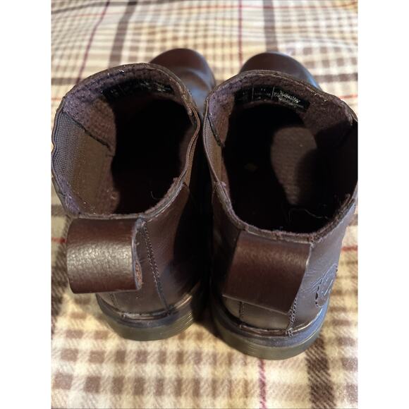 Dr Martens Milton Brown Leather Chelsea Slip On Ankle Boots Men's 11 - Picture 6 of 11
